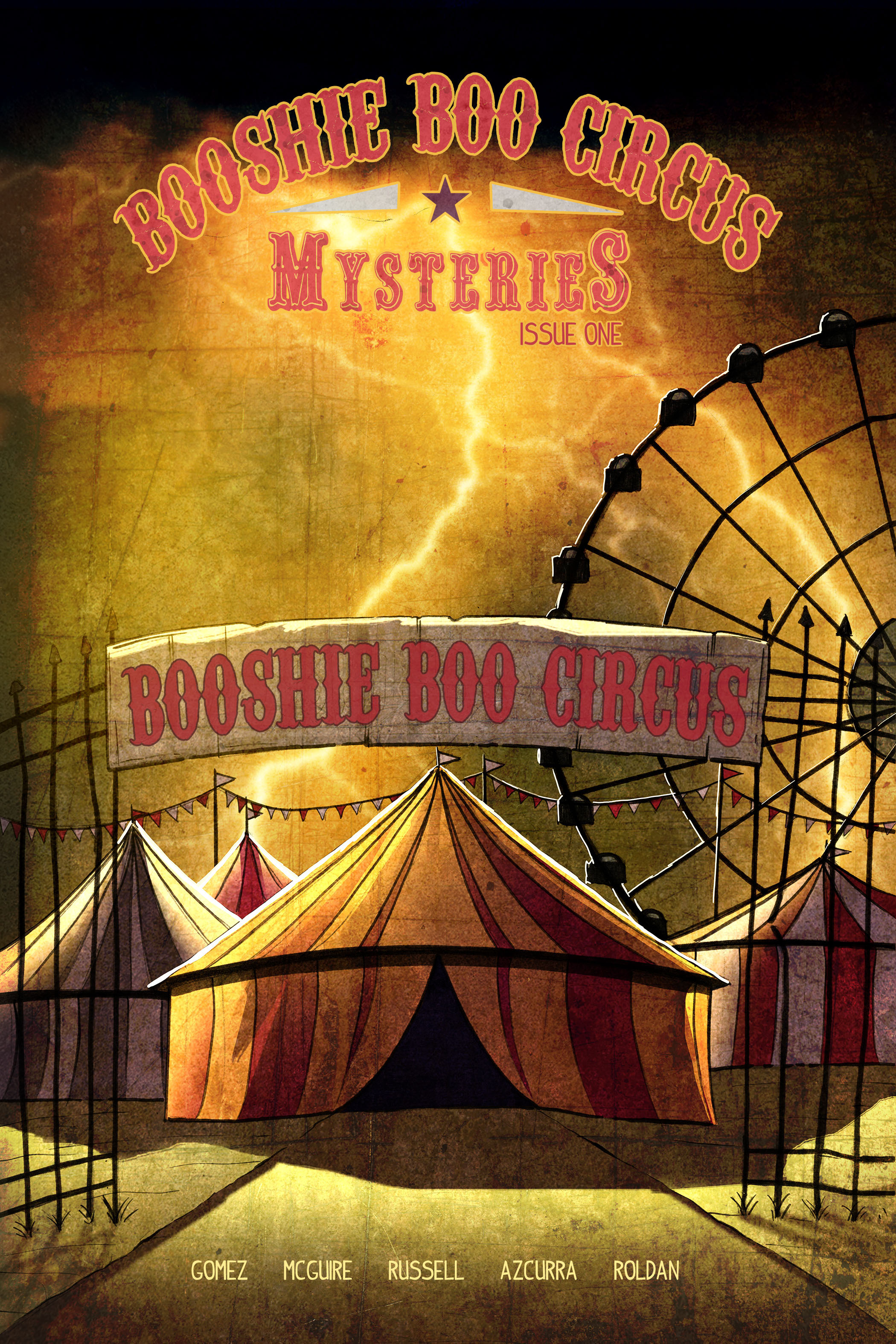 Booshie Boo Circus Mysteries Issue One Cover Art